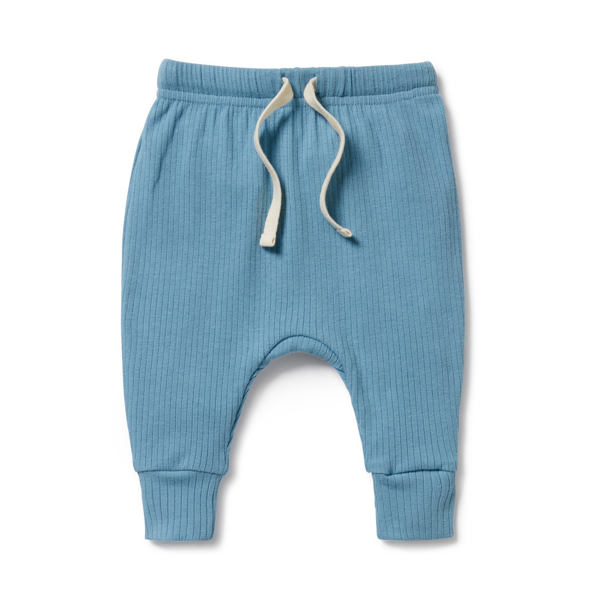 Wilson and Frenchy Sky Blue Organic Rib Pant