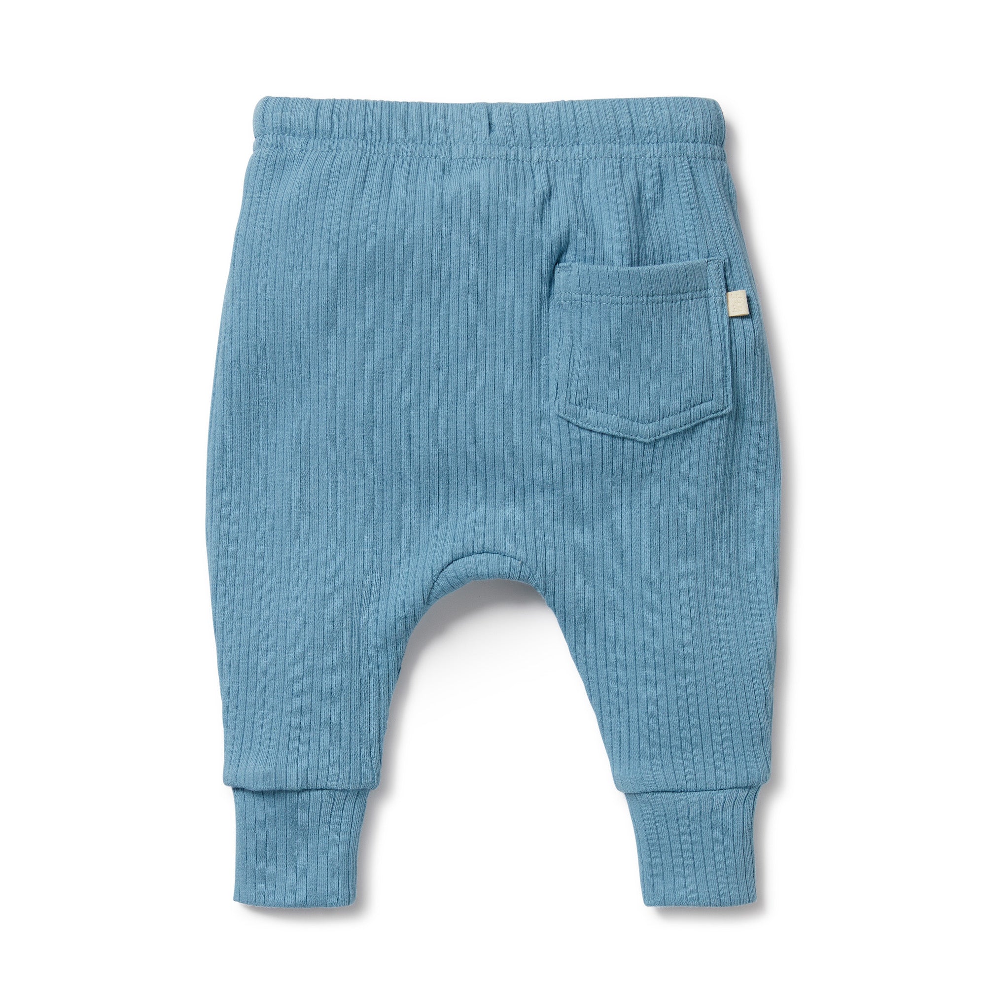 Wilson and Frenchy Sky Blue Organic Rib Pant