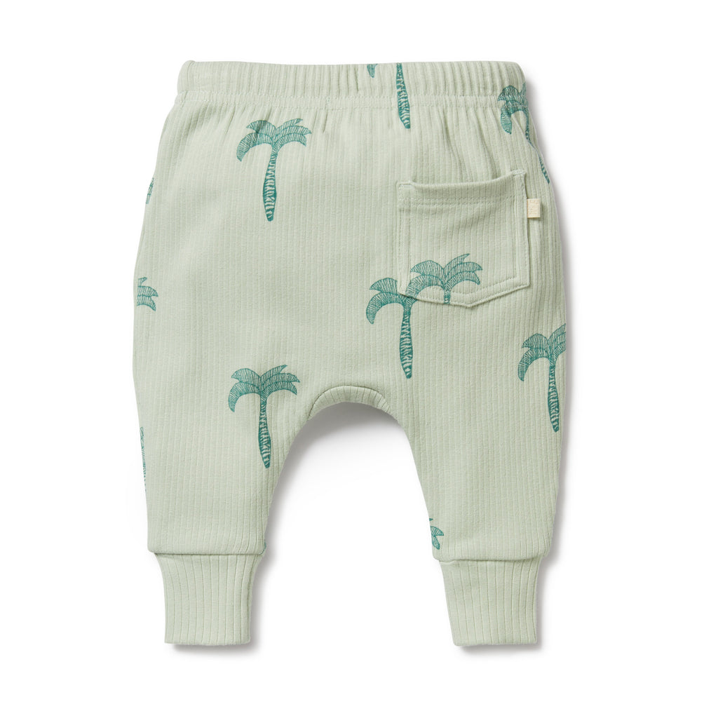 Wilson and Frenchy Palm Tree Organic Rib Pant