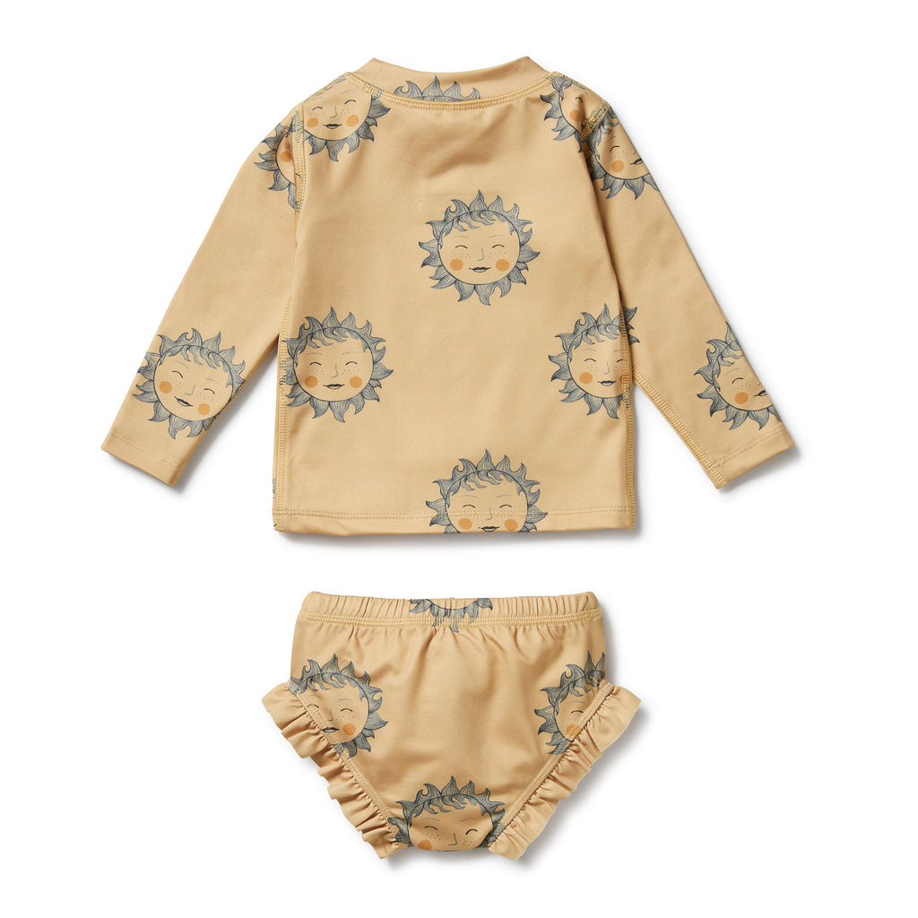 Wilson and Frenchy Shine On Me Rashie Swim Set