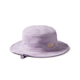 Organic Terry Sun Hat - Lavender Shells