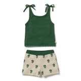 Fleur Organic Knitted Jacquared Set
