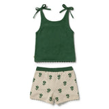 Fleur Organic Knitted Jacquared Set