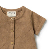 Ginger Snap Organic Knitted Growsuit