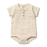 Milk Cloud Organic Knitted Chevron Bodysuit