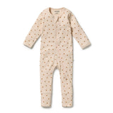 Little Lady Bugs Organic Ruffle Zipsuit w/ Feet