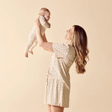 Little Lady Bugs Organic Ruffle Zipsuit w/ Feet