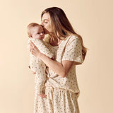 Little Lady Bugs Organic Ruffle Zipsuit w/ Feet