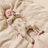 Skater Club Organic Zipsuit with Feet Sale price