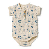 Tout est Magique Organic Henley Bodysuit
