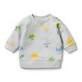 Wilson and Frenchy Organic Terry Sweat - HELLO  Bluebell