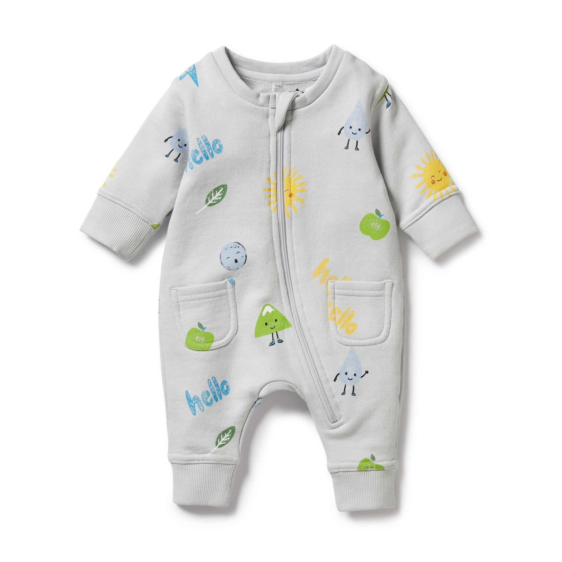 Wilson and Frenchy Organic Growsuit - Hello Bluebell