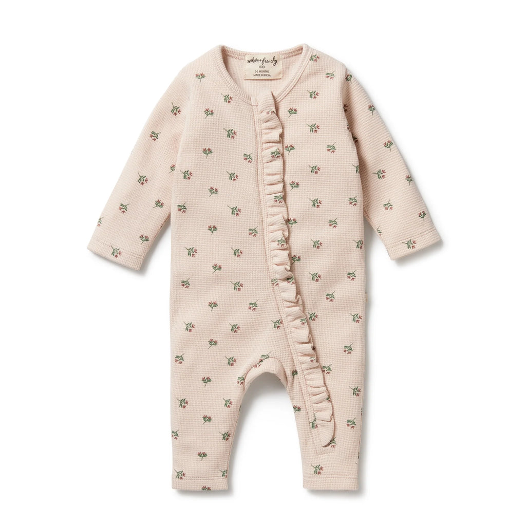 Wilson and Frenchy Organic Zipsuit - Emily Floral