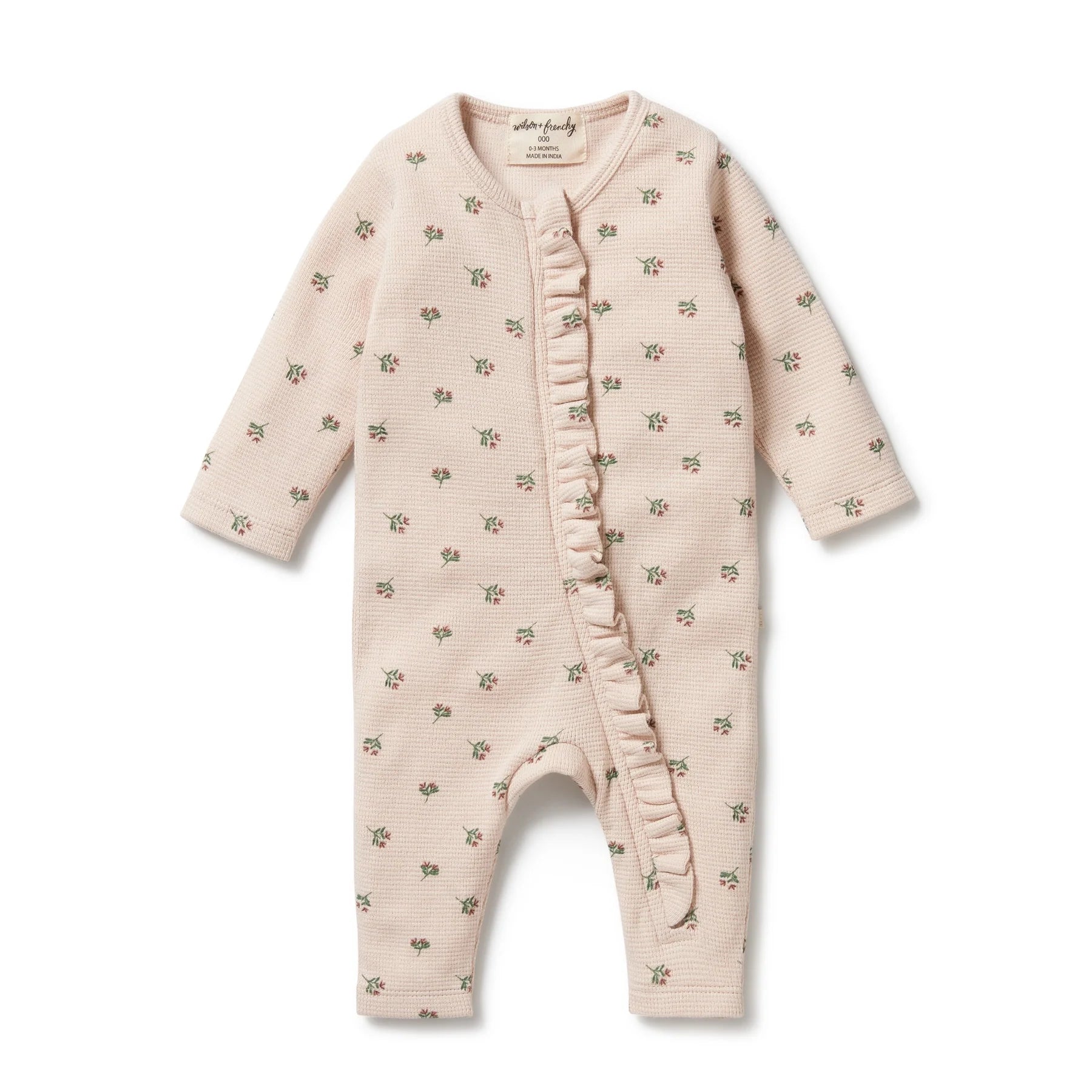 Wilson and Frenchy Organic Zipsuit - Emily Floral