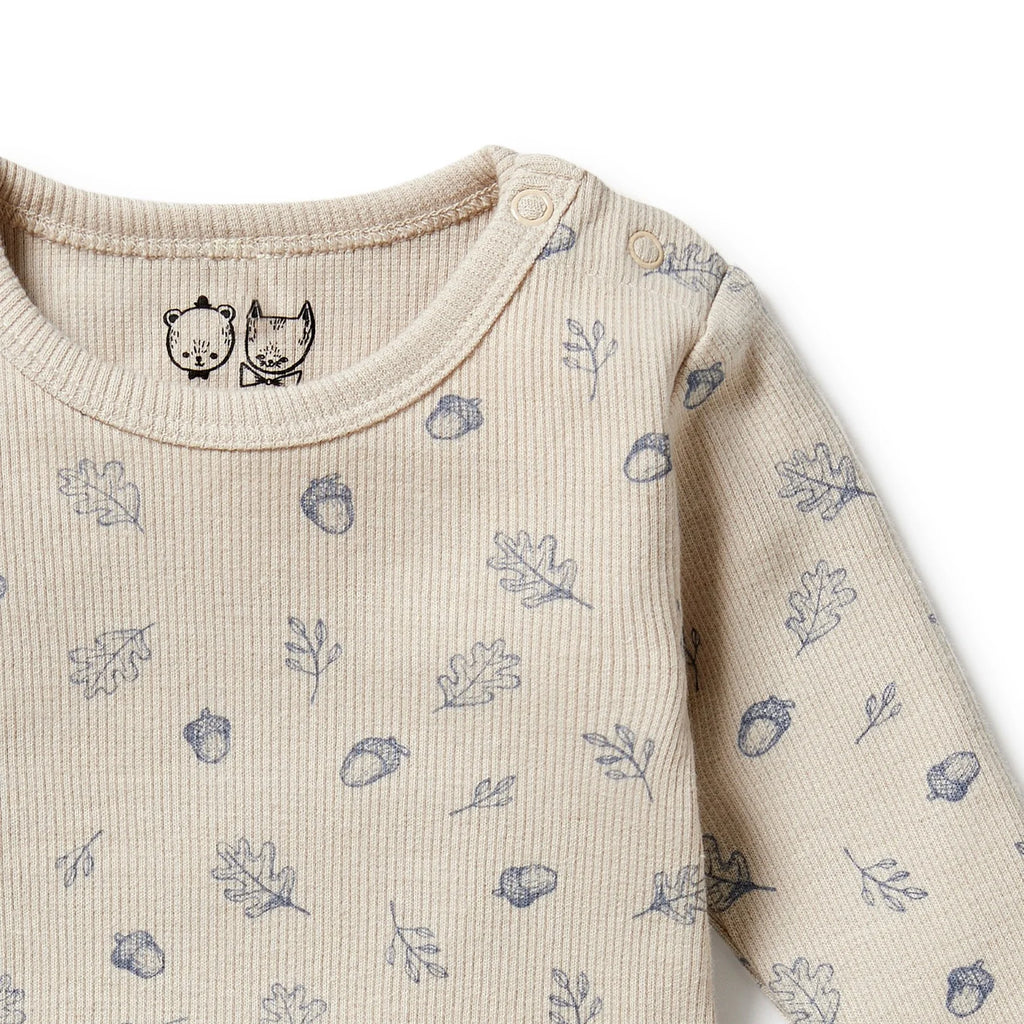 Wilson and Frenchy Organic Bodysuit - Falling Oak
