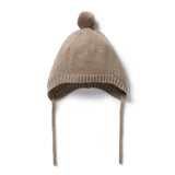 Wilson and Frenchy Knitted Bonnet - Walnut