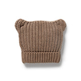 Coco Speckle Organic Knitted Bear Hat