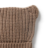 Coco Speckle Organic Knitted Bear Hat