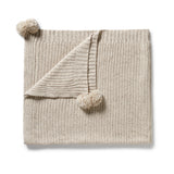 Cookie and Cream Organic Knitted Blanket