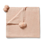Fairy Floss Organic Knitted Blanket