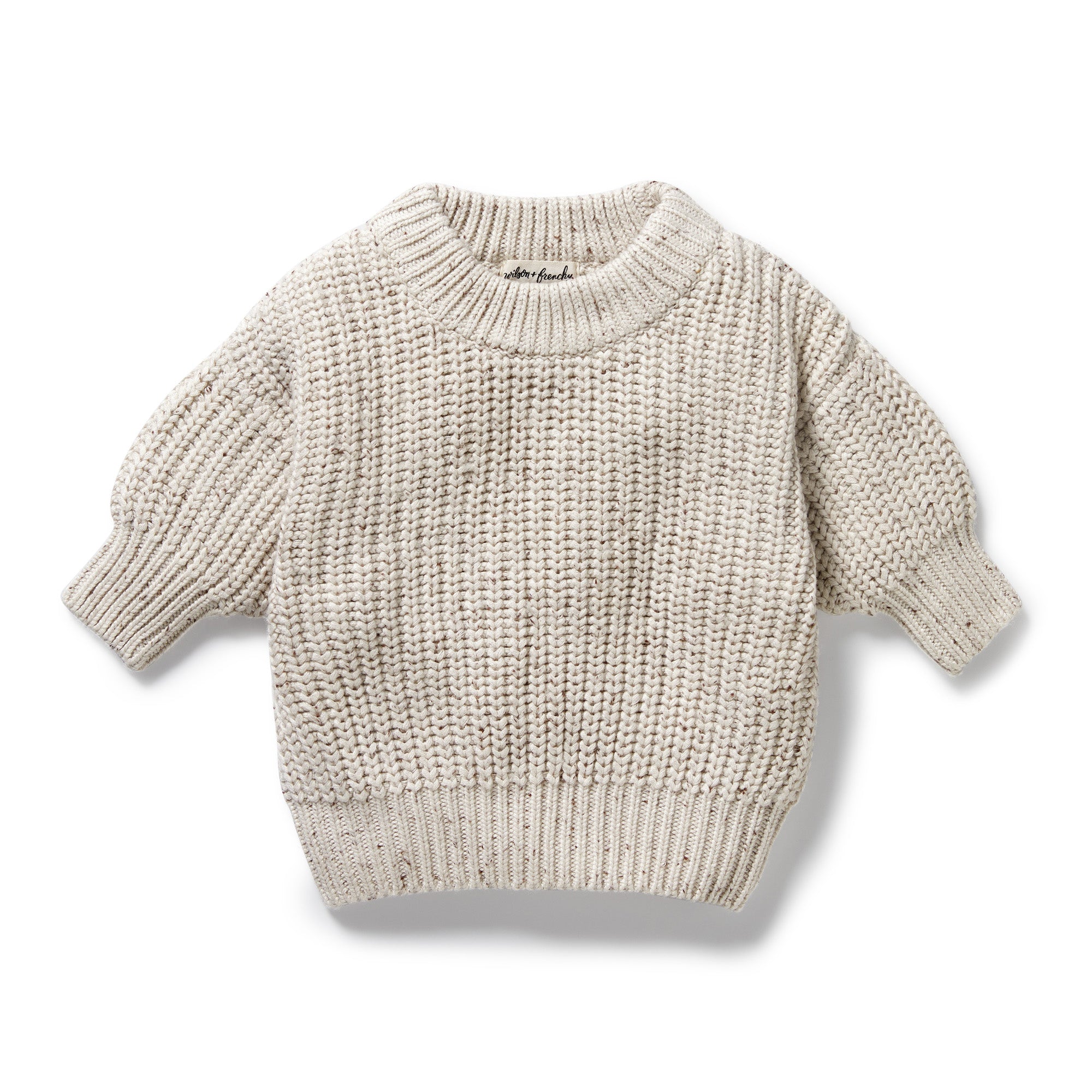 Cookie and Cream Organic Knitted Jumper