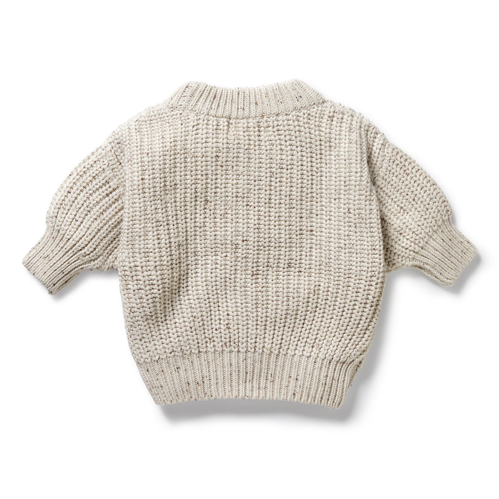 Cookie and Cream Organic Knitted Jumper