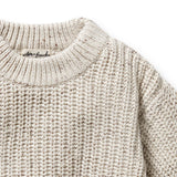 Cookie and Cream Organic Knitted Jumper