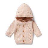 Fairy Floss Organic Knitted Cable Jacket