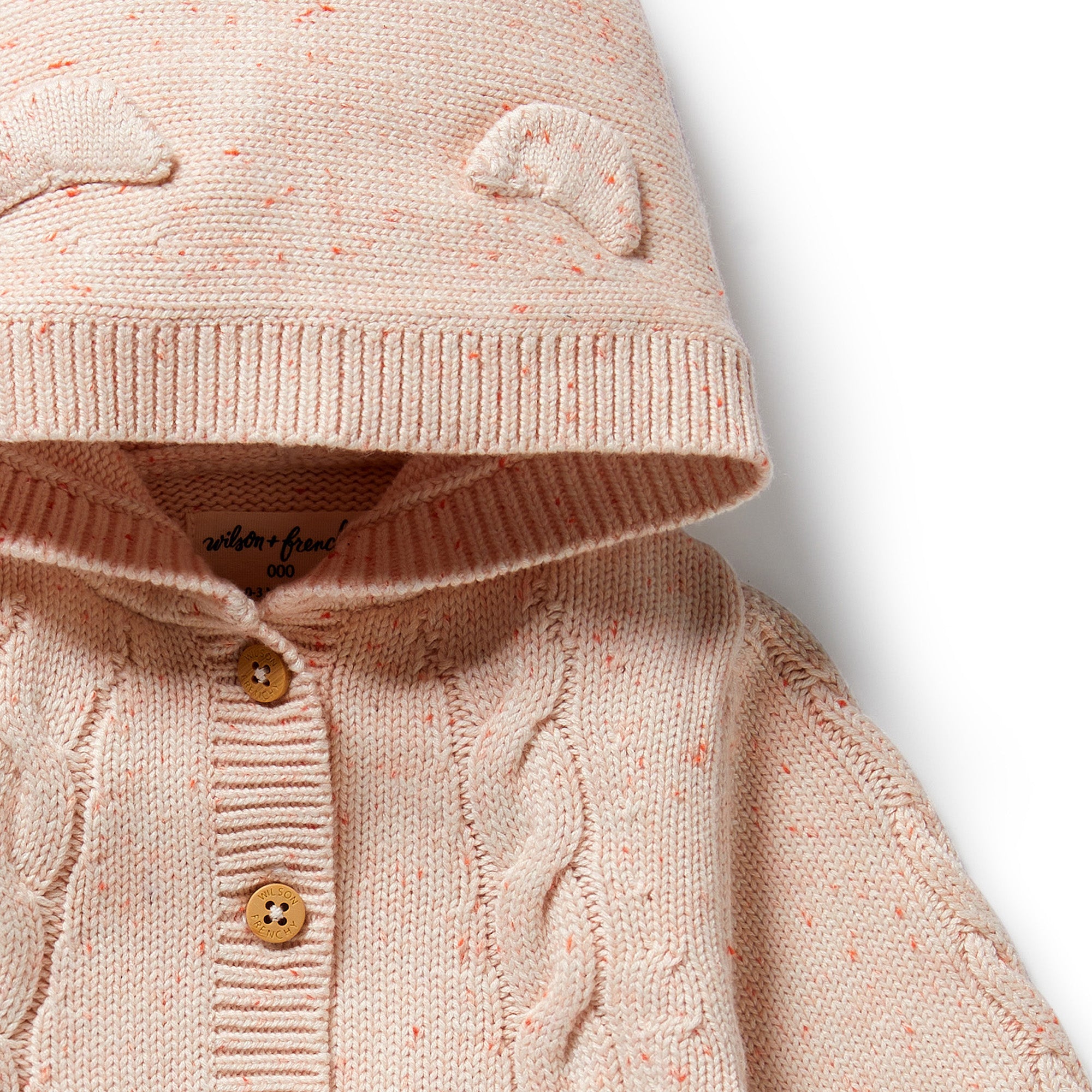 Fairy Floss Organic Knitted Cable Jacket