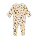 Hot Cross Buns Organic Zipsuit With Feet