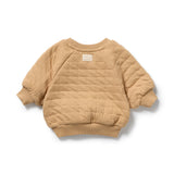 Honey Fawn Organic Quilted Sweat