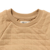 Honey Fawn Organic Quilted Sweat