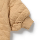 Honey Fawn Organic Quilted Sweat