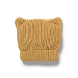 Honey Drop Organic Knitted Bear Hat