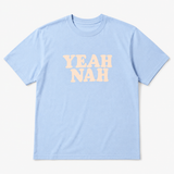Yeah Nah Kids Slang Tee in Blue