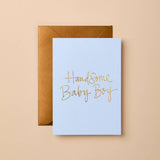 Handsome Baby Boy Card – Azure Blue