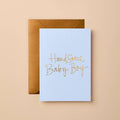 Handsome Baby Boy Card – Azure Blue