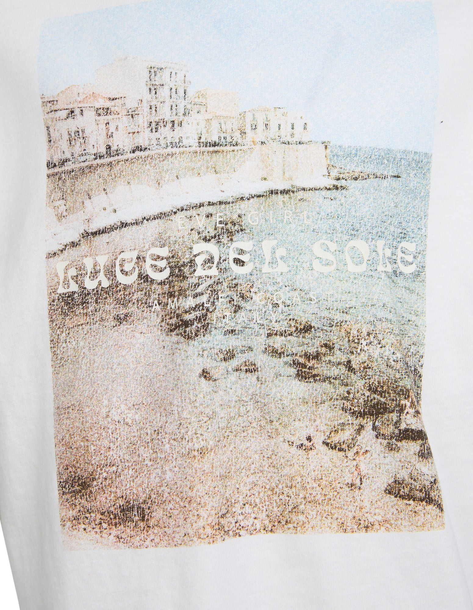 Almafi Coast Tee  - VINTAGE WHITE