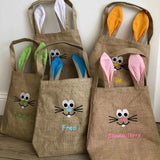 Hessian Easter Bags