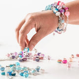 Jewellery Making Kit Charm Bracelet Set: Pastel Rainbow