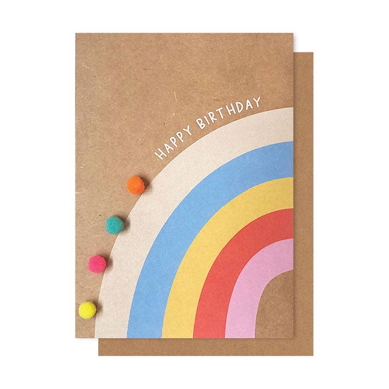 Rainbow Arch Birthday Card