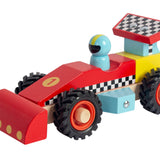 Wooden Racing Car-Red