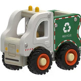 Wooden Rubbish Truck Toy for Kids