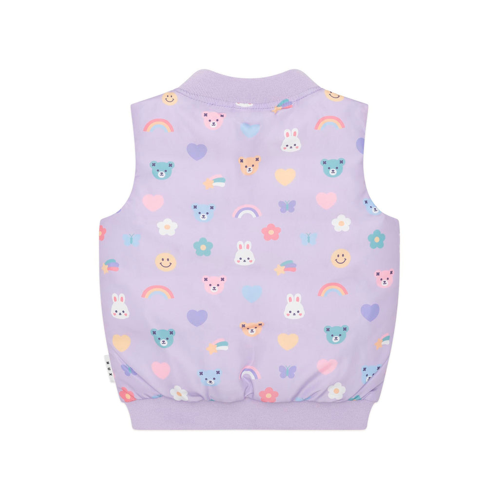 Hux Emoji Reversible Puffer Vest