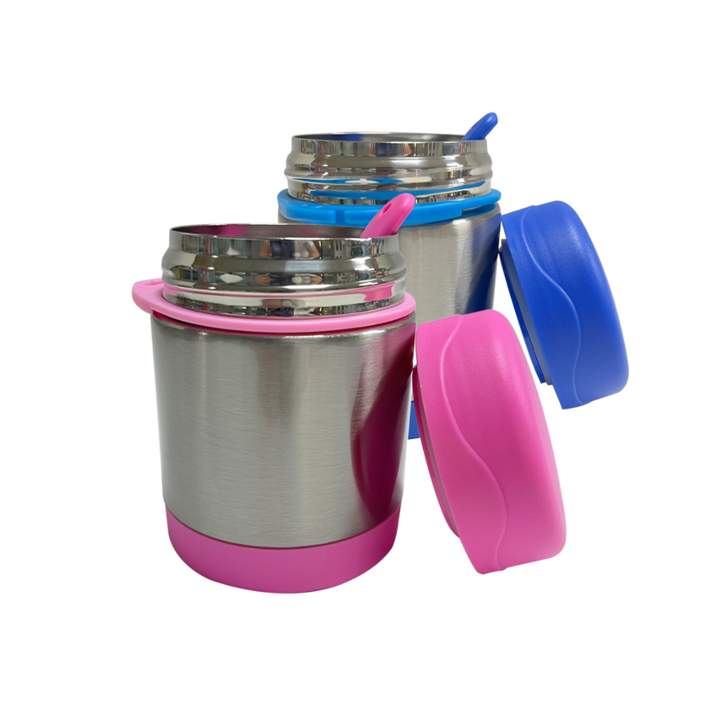 Insulated Thermal Food Jar (Leak-Proof) - Large - Blue: Blue