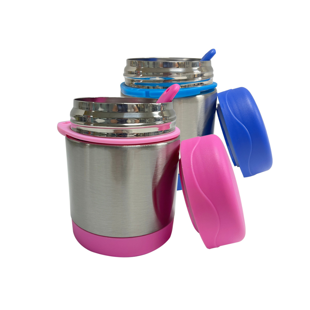Insulated Thermal Food Jar (Leak-Proof) - Large - Blue: Blue
