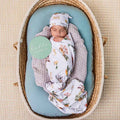 Farm Organic Jersey Wrap & Beanie Set