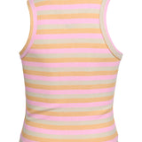 Callie Rib Tank  - PINK