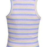 Callie Rib Tank  - PURPLE
