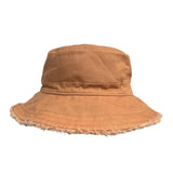 Chestnut Frayed Bucket Hat